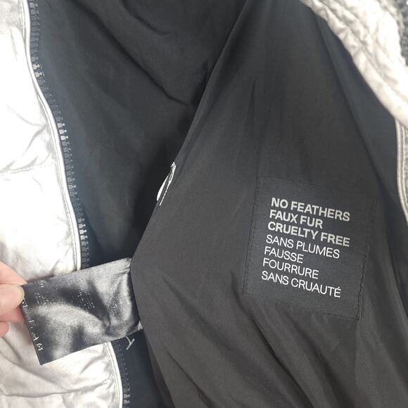 Noize Silver Lexi Puffer Coat Size M - Picture 9 of 10